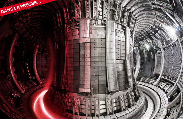 Un record d’énergie de fusion atteint dans une expérience historique du JET