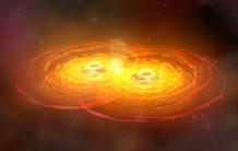 Pas d'écho gamma à la fusion de deux trous noirs !