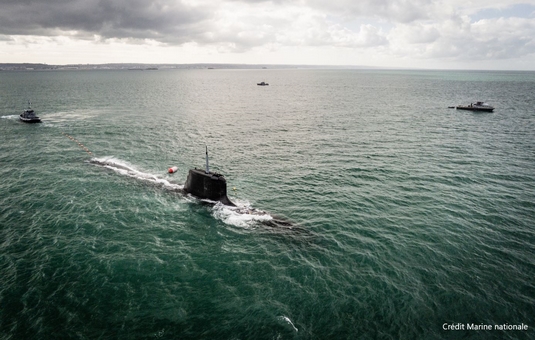 Début des essais en mer du sous-marin nucléaire d'attaque Duguay-Trouin