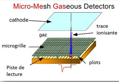 Schéma d'un Micromegas