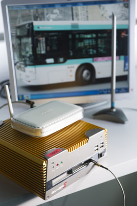 Routeur IP mobile offrant une connectivité Wi-Fi fiable et continue dans les bus