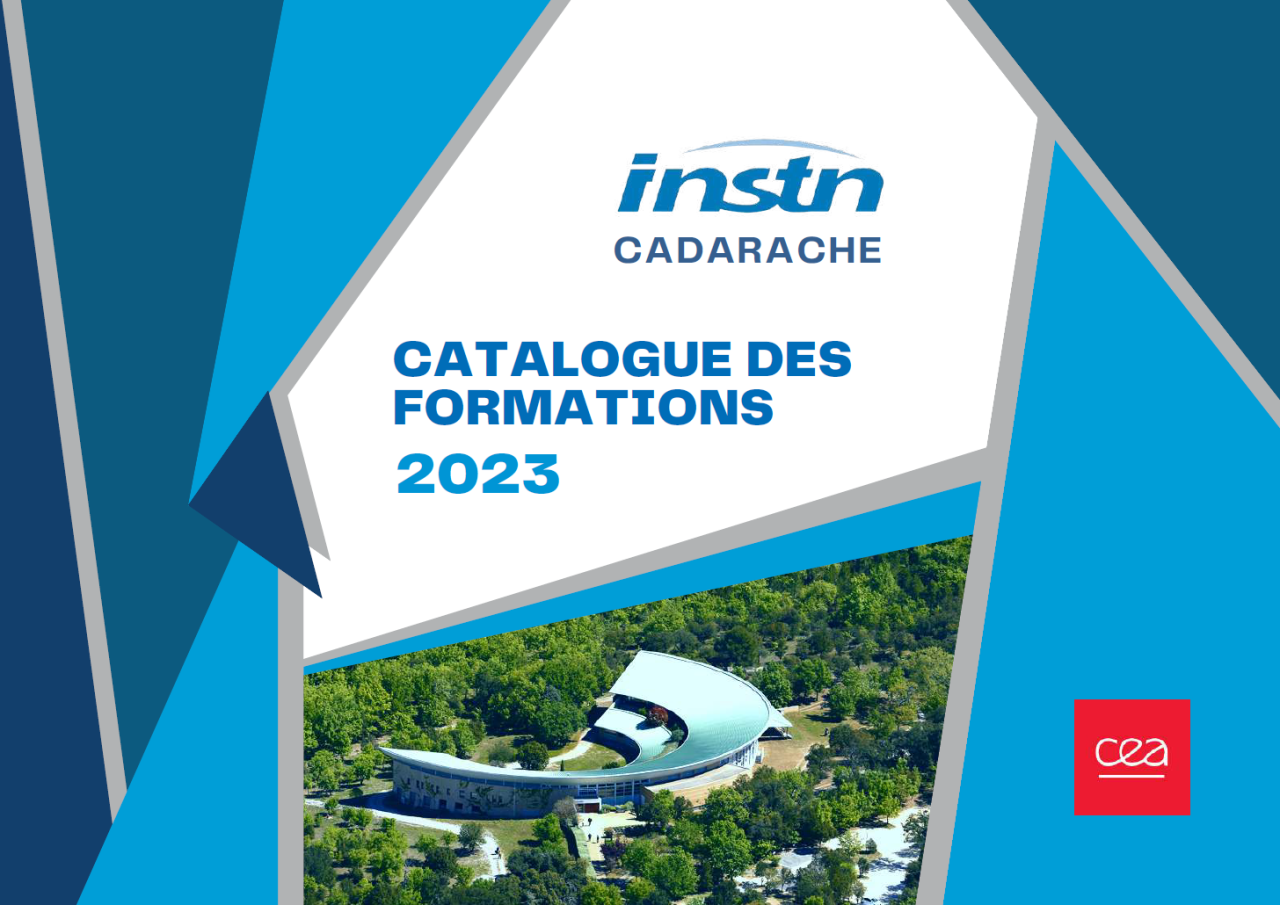 Le catalogue des formations INSTN Cadarache 2023 est disponible