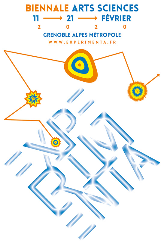 Affiche EXPERIMENTA Biennale arts sciences 2020