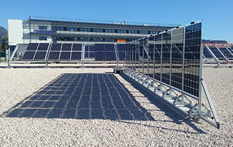 Preindustrial demonstrator system with 60 bifacial photovoltaic modules