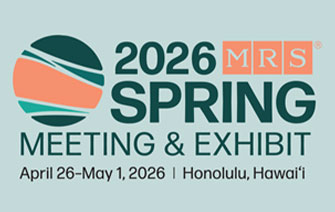 2026 MRS Spring Meeting & Exhibit