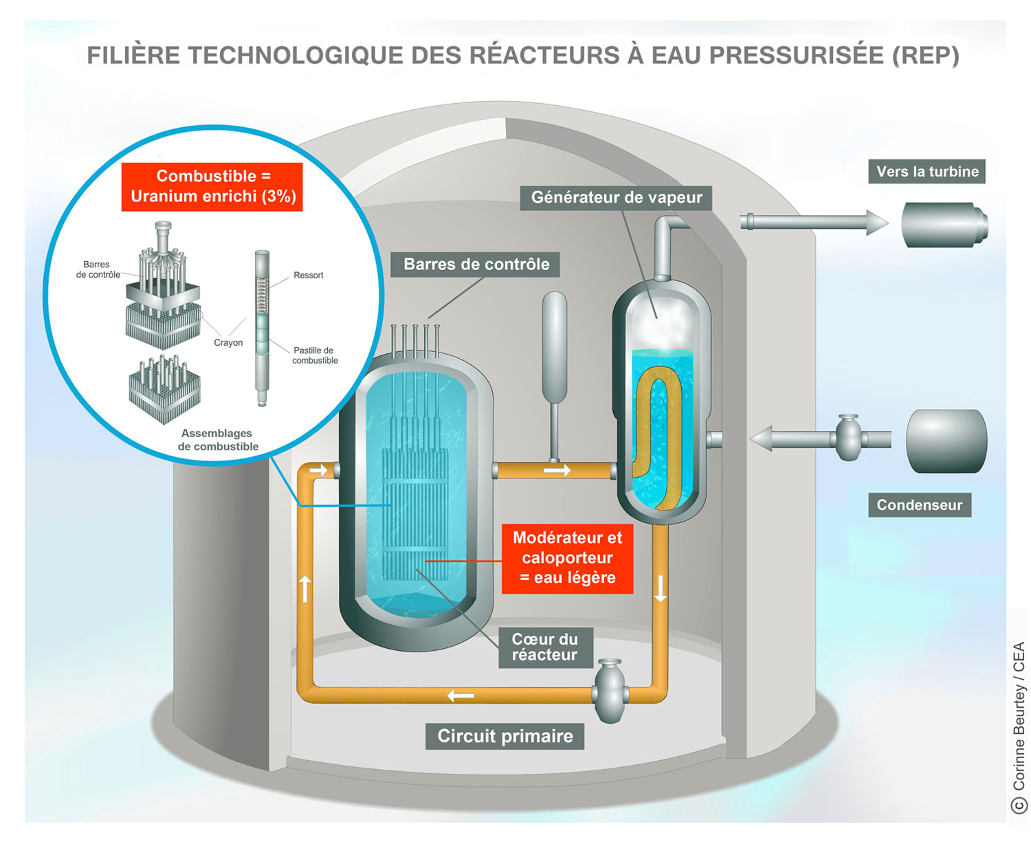filière technologique des réacteurs à eau pressurisée