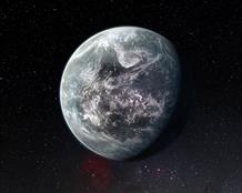 Vue d'artiste de l'exoplanète rocheuse HD 85512 b