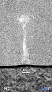 En 1999, un transistor MOS expérimental de 20 nanomètres est réalisé