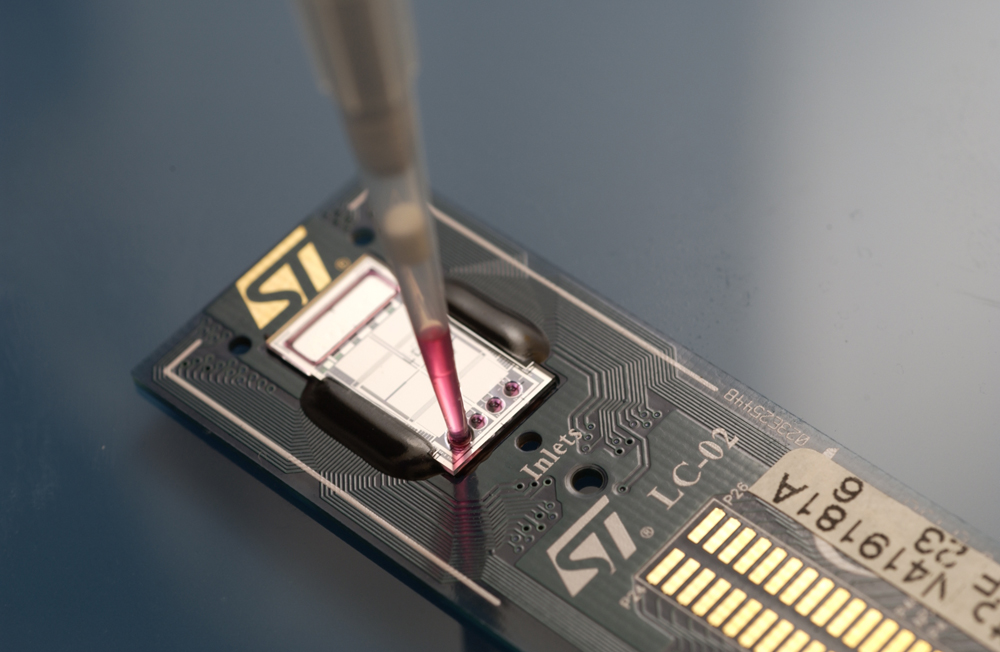 Lab on chip destiné à la plate-forme InCheck