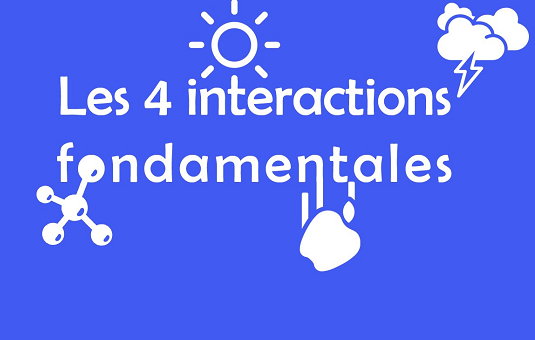 Les 4 interactions fondamentales