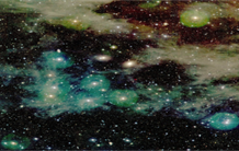 Zoom sur les "cirrus" de la galaxie