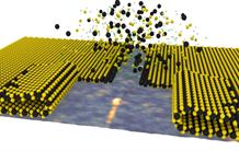 How Swift Ions Can Cut Through and Bend Monoatomic Layers