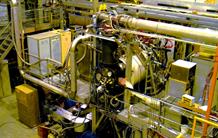 Compass: proton quarks fired at by muons and then pions 