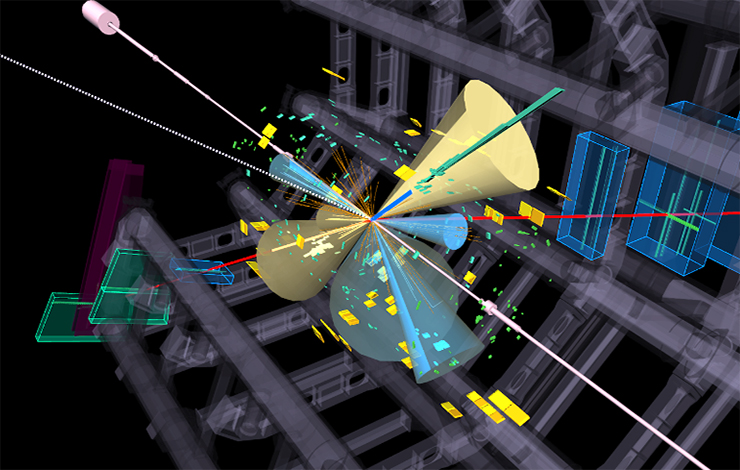 Atlas observe pour la première fois la production de quatre quarks top
