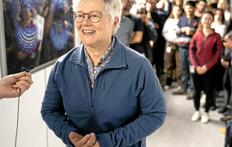 Portrait d’Anne L’Huillier, lauréate du prix Nobel de physique