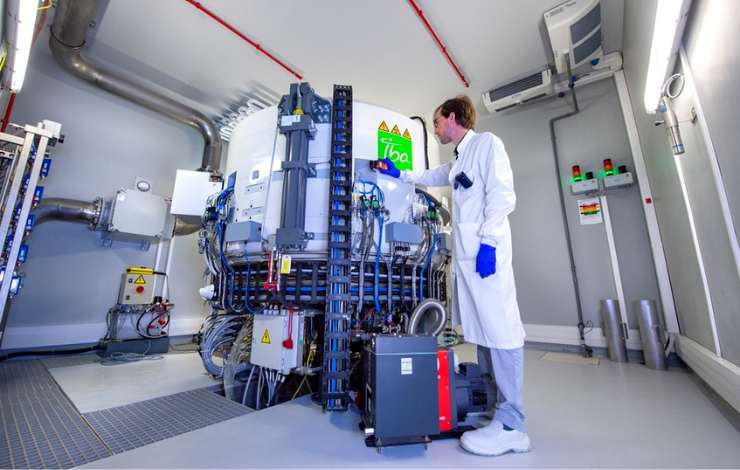 Inauguration de nouvelle plateforme de radiochimie NeurATRIS à Fontenay-aux-Roses