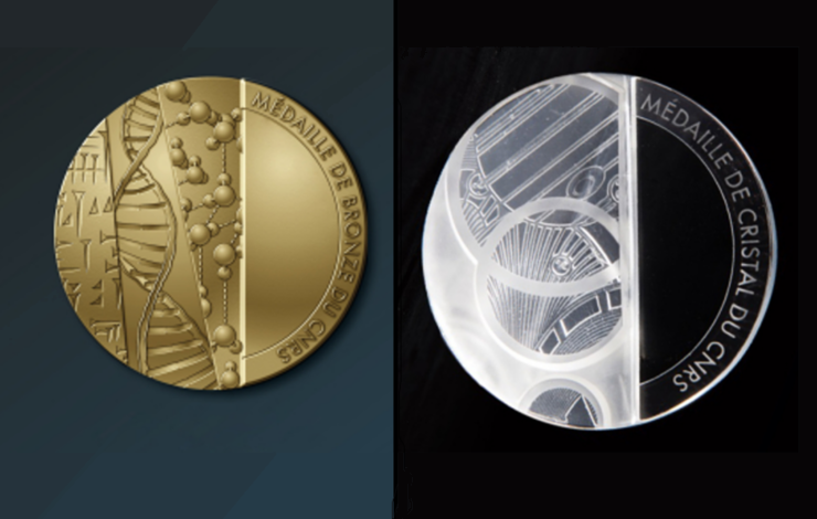 Médailles du CNRS 2025 : deux de bronze et deux de cristal