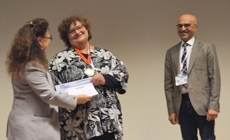 Laure Sabatier, lauréate du prix Bacq et Alexander 2025 de l’European Radiation Research Society.