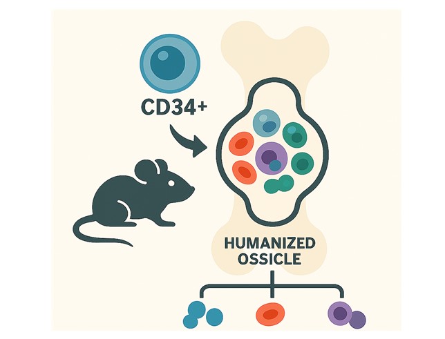 hOss : un modèle de moelle osseuse humanisée pour explorer le développement hématopoïétique normal et pathologique
