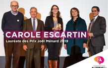 Carole Escartin, lauréate du Prix Joël Ménard 2019 en recherche fondamentale