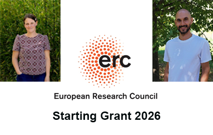 Two 2026 “ERC Starting Grant” Awardes