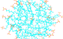 Simulations moléculaires de la solubilisation de 2 hydrocarbures aromatiques polycycliques, polluants environnementaux, dans des micelles de SDS.