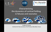 Characterizing the dynamics of cortical folding in fetuses and neonates