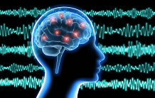 Beta brain waves and sensory features in individuals with autism