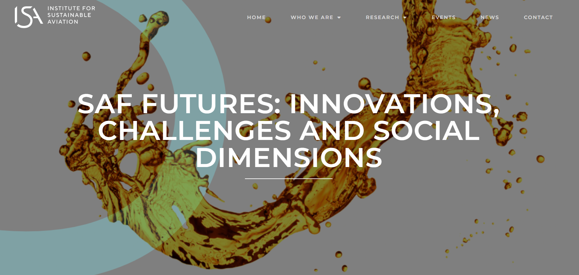 WORKSHOP - Sustainable aviation fuel