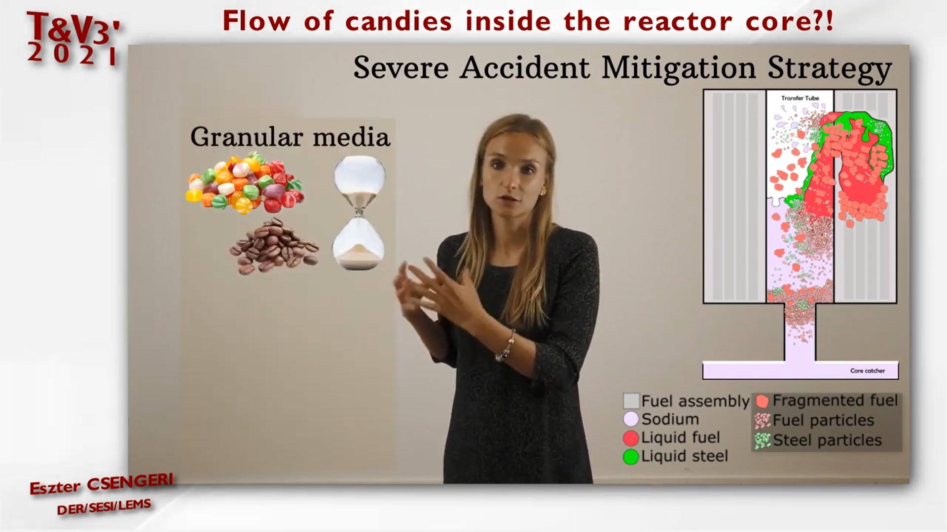 "Flow of candies inside the reactor core?!" par Eszter Csengeri.