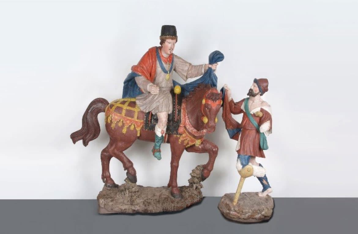 Statue equestre Charite Saint Martin