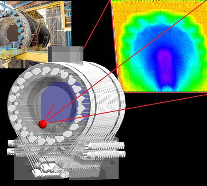 Muography for monitoring the G2 reactor core