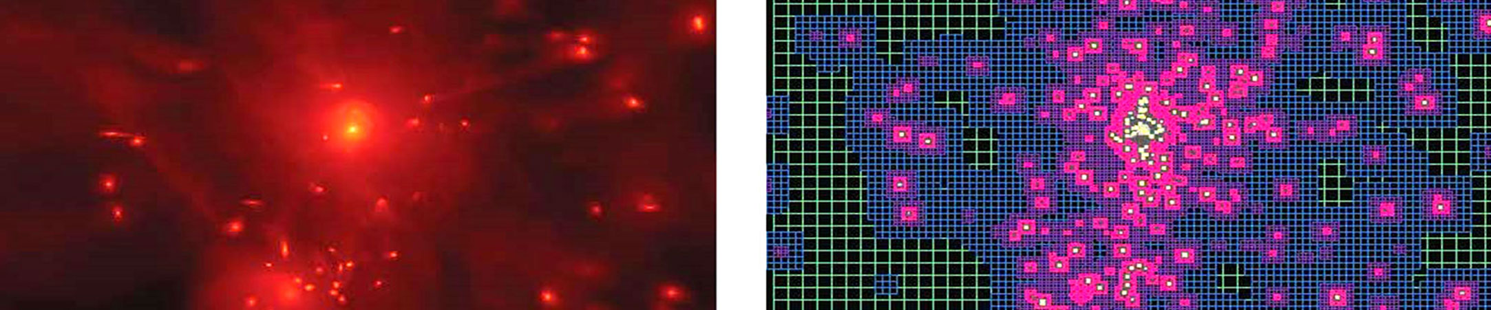 Understanding the “dark” universe and the formation of primordial galaxies