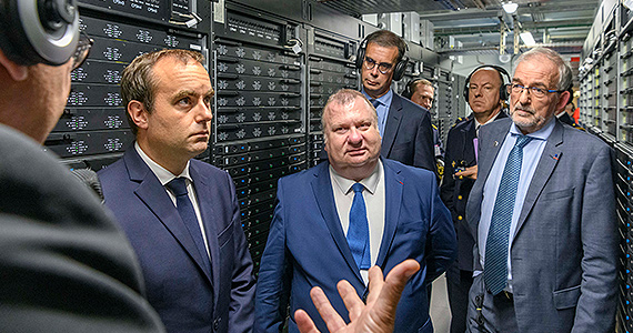 Inauguration du supercalculateur EXA1