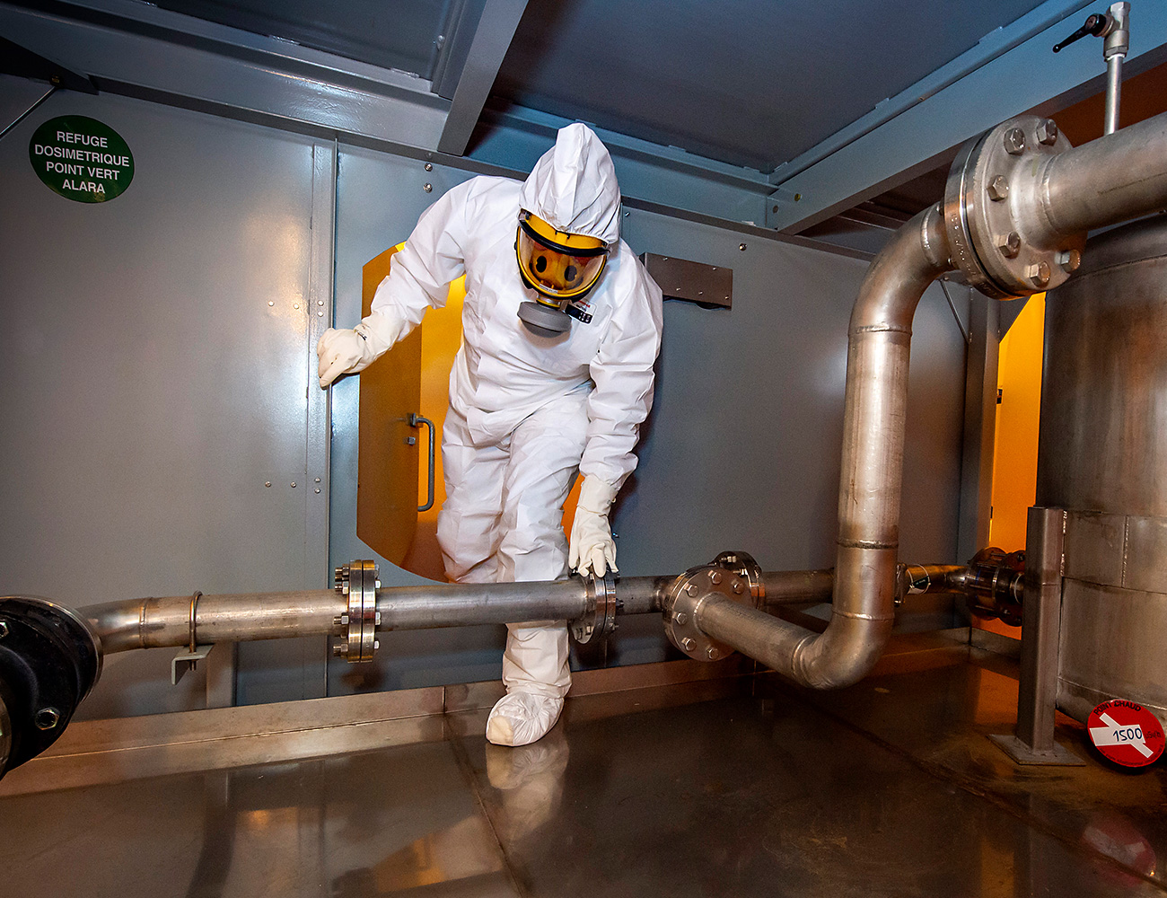 Formation d’intervention dans une chaufferie nucléaire de sous-marin