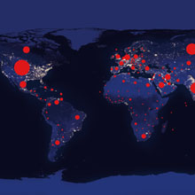 Atlas des émissions de CO2 en 2013