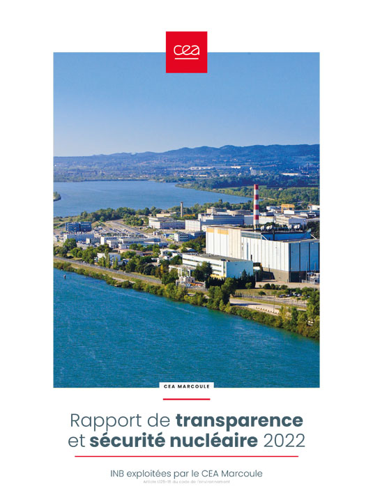 Rapport TSN 2022, CEA Marcoule