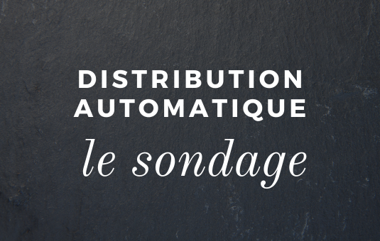 Distribution Automatique D8 Sondage 2023
