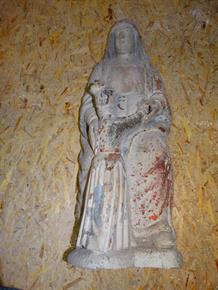 Statue "l'Education de la Vierge"
