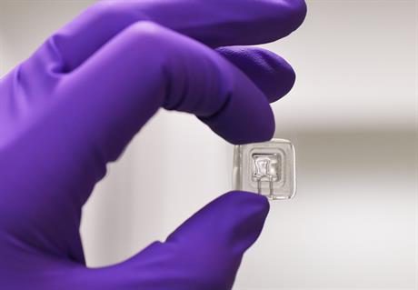 Bioprinted pancreas on chip