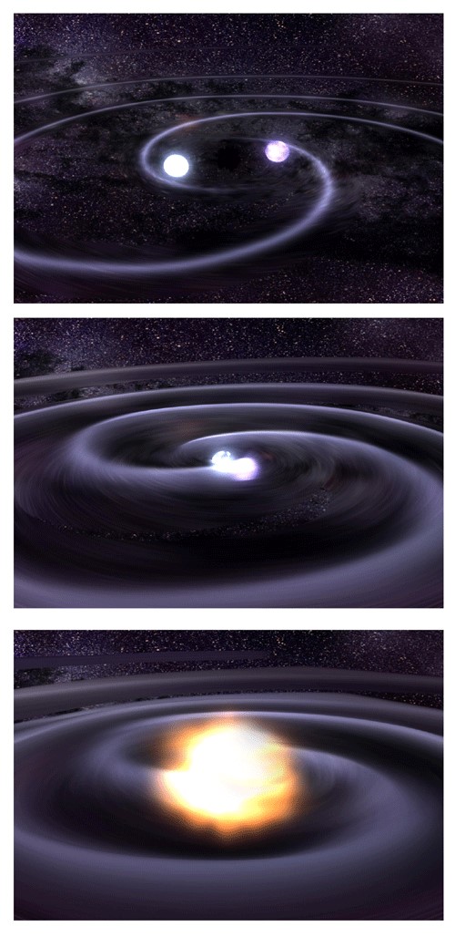 Collision d'étoiles