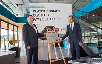 Inauguration de trois plates-formes technologiques du CEA Tech en Région Pays de la Loire