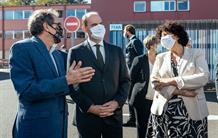 Visite du Premier ministre et de la ministre en charge de la Recherche au CEA-Paris-Saclay