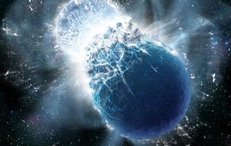 Ondes gravitationnelles : Le CEA participe à la quête mondiale des échos lumineux créés par la fusion de deux étoiles à neutrons