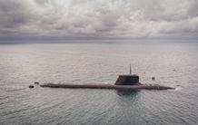Début des essais en mer du sous-marin Suffren
